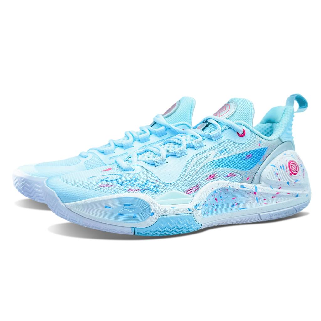 Li Ning Speed 9 Cushioning Abrasion Resistant Rebound Low top Basketball Shoes Men's ABPT001-6(teamZ-)
