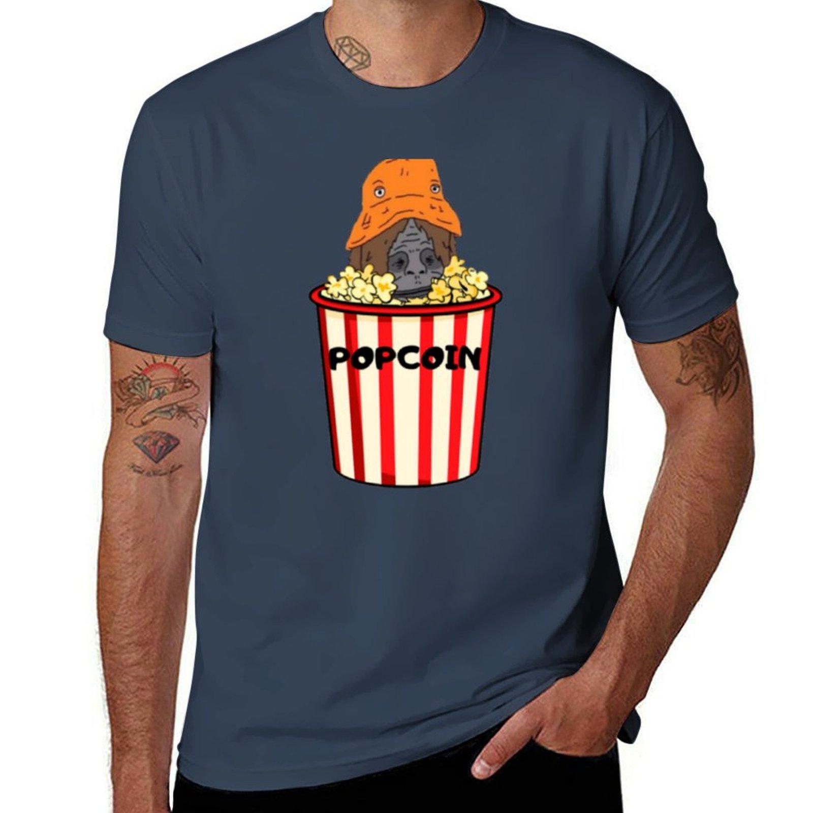 Sassy Popcoin Bucket Tshirt Large Size Short Sleeve Tshirt S