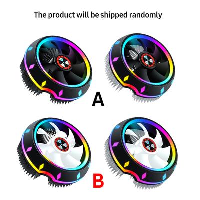 All-in-one CPU Air Cooler UFO-designed 5-color Lighting Push Configuration Intel/ AMD Universal