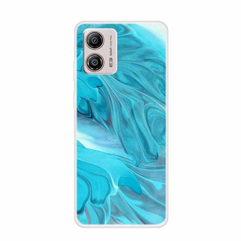 

For Motorola Moto G53 5G Cases XT2335-2 Marble Clear Soft TPU Silicone Shockproof Cases for Moto G53 G 53 Phone Cover Protective Moto G53 5G