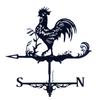 Animal Weather Vane Metal Roof Mount Animal Wind Indicator Easy Installation Weatherproof Weather Vane for Patio Sheds Yard Decor