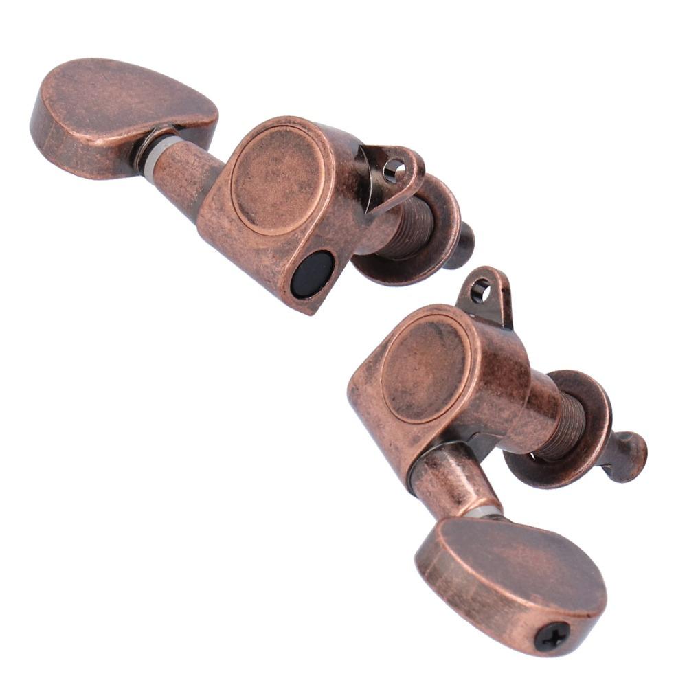 Metal Material Guitar Locking Tuners Copper Color Musical Instrument Accessories Musician Use