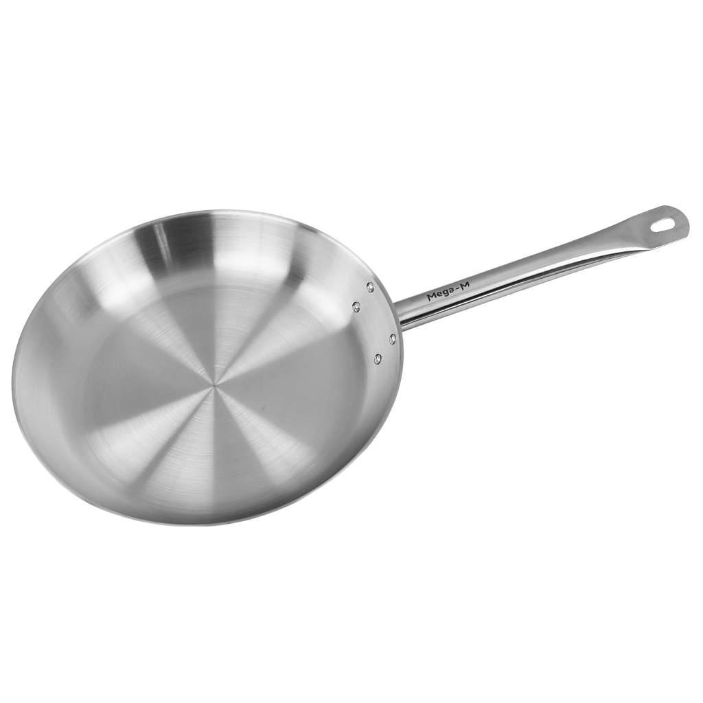 Mega-M Stainless Steel Frying Pan, Diameter 30 Cm N
