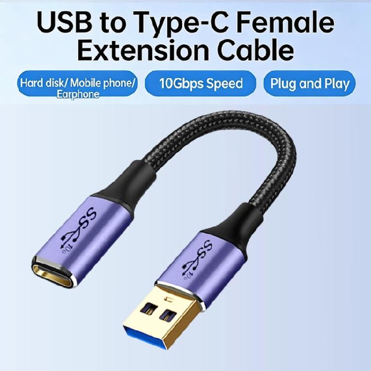 10/20/30/50/100cm USB 3 0 Male To USB C Female Connectors Cable 10Gbps For Laptop Accessories And Peripherals