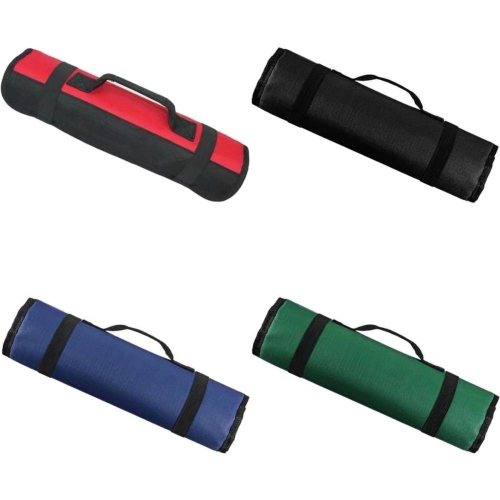 Heavy Duty Roll Tool Bag Nylon Practical Handles Bags Folding Tool Storage Folding  Electrician