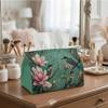 1pc Oriental Romantic Elegant Tissue Box, Magnolia Bird Blossom, Multi-Functional Fabric Tissue Holder for Outdoor Parties, Home Decorative Napkin Dis