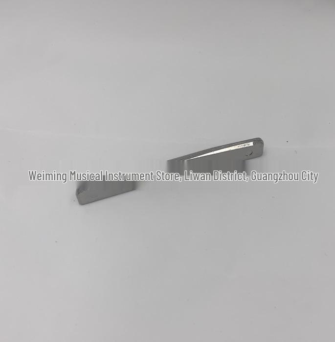 Metal Alloy Guitar Nut and Bridge Saddle Set (72/76*3*7.8-6.9mm) for Folk Guitar