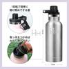 YANGYAO 500ml Direct Drinking Water Bottle with Cloth Vacuum Insulated Stainless Keeps Hot or Two Lids Lightweight Sports Stylish for Outdoor Silver