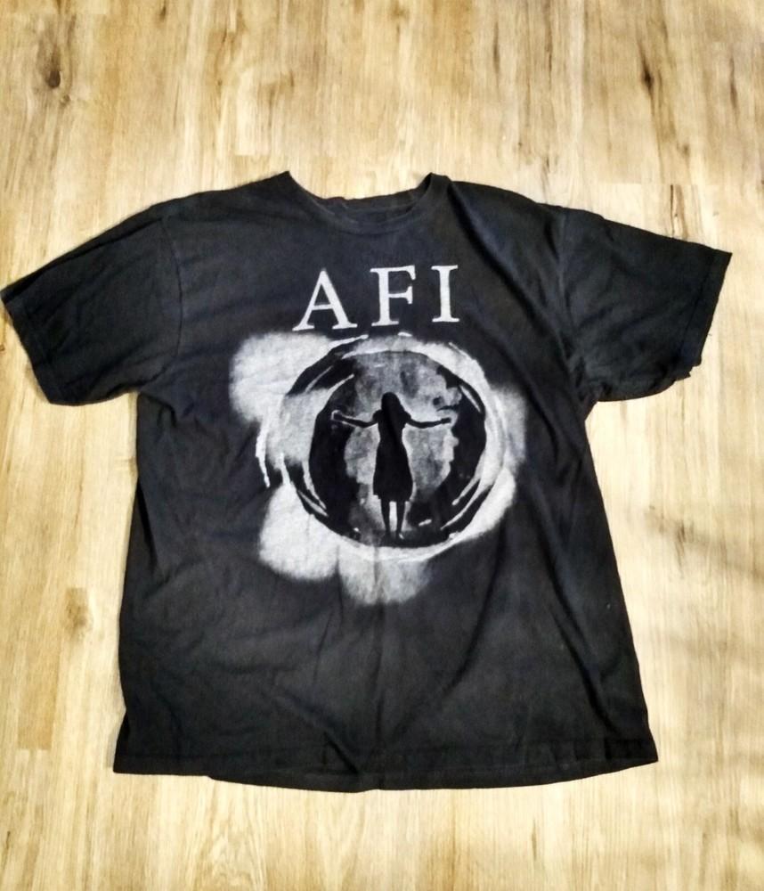 New Popular AFI Rock Band Cotton Black All Size TShirt HL058 Unisex T-Shirt L
