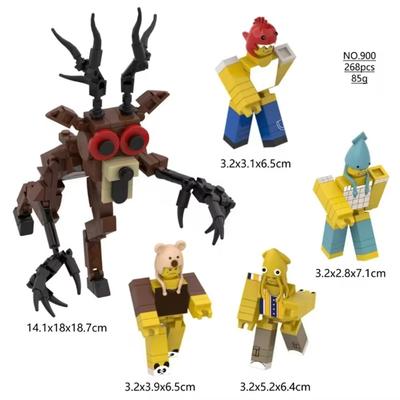 99 Nights In The Forest Building Blocks Horror Game Forest Monsters Animals Assembly Figures Collectible Desk Ornament Gifts