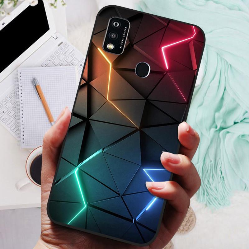 Für ZTE Blade A51 Hülle A71 Schwarze Abdeckung Löwe Wolf Silikon Weiche Rückseitenhüllen Für ZTE Blade A71 A7030 A 71 A 51 Schutzhülle