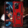 Phone Case For Poco X5 Pro 5G Military Grade Shockproof Bumper Armor Ring Stand Back Cover For Xiaomi Redmi Note 12 Pro Poco X 5 Pro Hard PC Cases