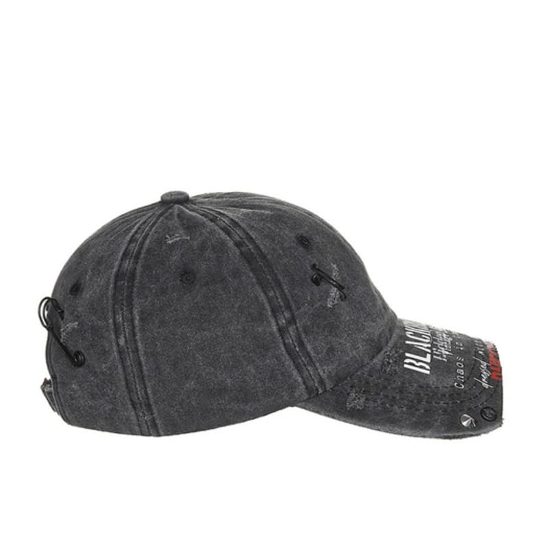 BLACKBLOND BBD Ripped Custom Vintage Clash Pigment Cap (Charcoal)