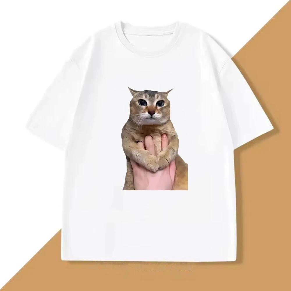 Unisex Clothing Tole Cat Cute Tshirts Summer Casual Fashion Funny Meme Short Sleeve Tops Comfortable Oversize ONeck Tshirts