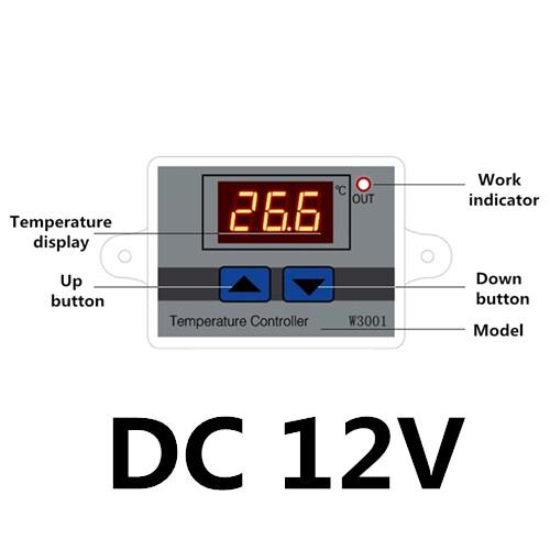 W3001 W3002 Mikrokomputerowy regulator temperatury DC12V 24V AC110 AC200V Cyfrowy termostat Termoregulator Ogrzewanie Chłodzenie Kontrola