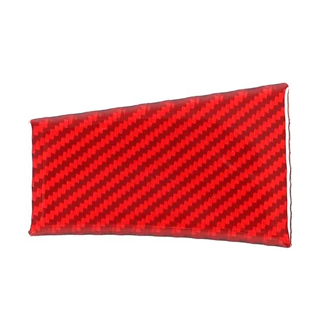 For BMW X1 IX1 U11 2023-2024 Soft Carbon Fiber Car Automotive Center Control Armrest Switch Cover Trim Sticker Car Accessories