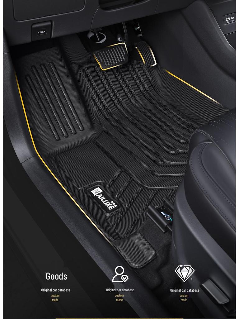 Compatible TPE Floor Mats for BYD: Qinplus, Song L/Pro, Dolphin, Dolphin Seagull, Seal, 06DM, Yuan UP, Han.