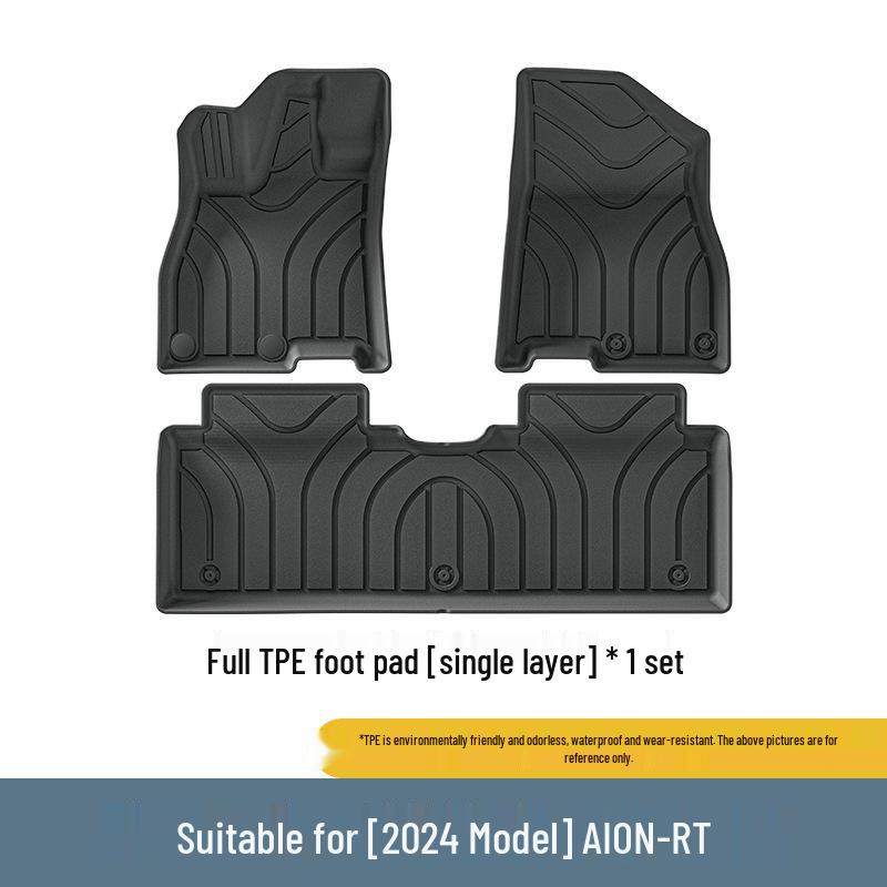 2024 AION RT Car TPE Floor Mats - Eco-Friendly, All-Weather, Vehicle-Specific with Trunk Mat
