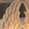 Decorative Wing Candlestick 3D Printed Angel Wings Tealight Candle Holder, Shape Candlestick, Romantic Atmosphere Light Ornament for Bedroom