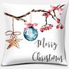 Christmas Series Printed Pattern Cushion Cover Home Living Room Sofa Office Decorative Pillow
