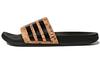 Claquettes Adilette Cloudfoam Plus Liège 'Noir Orange' CG3413