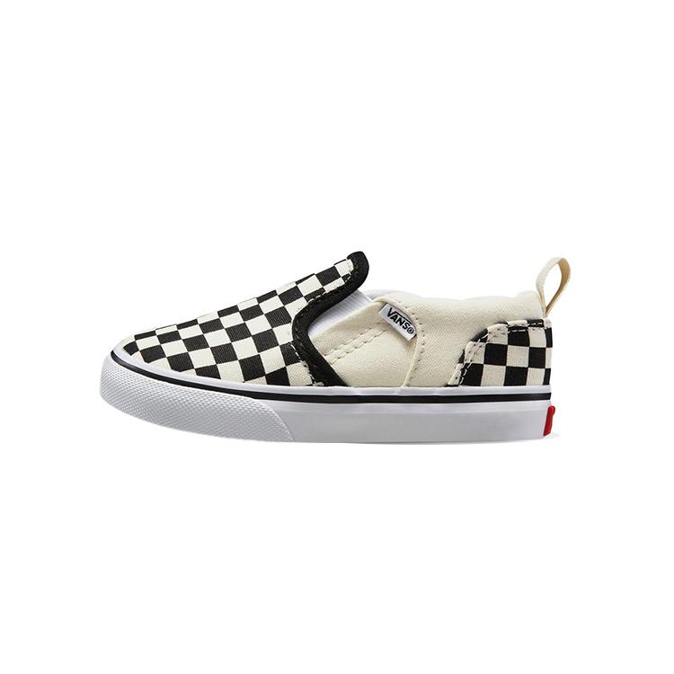 (TD) Vans Slip-on Checkers Black Natural Baby VN000XE9IPD EU 26.5