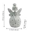 Hollow-out Fairy Girl Figurine Ornaments Desktop Ornaments Cute Fairy Candlestick  Desk