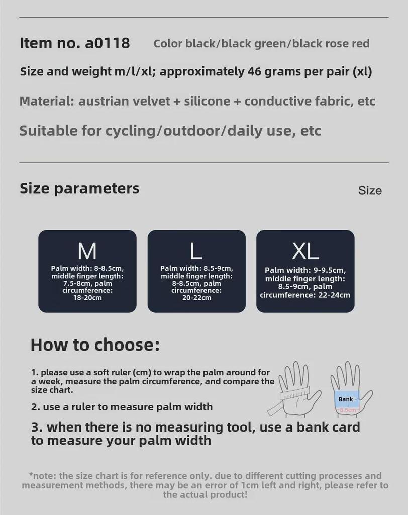 Winter-Touchscreen-Handschuhe für Damen und Herren, rutschfest, thermisch, für Laufen, Radfahren und Skifahren