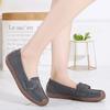 Autumn Comfortable Moccasins Loafers Ladies Soft Non-Slip Bean Walking Shoes British Style Fashion Cow Suede Casual Shoes Women