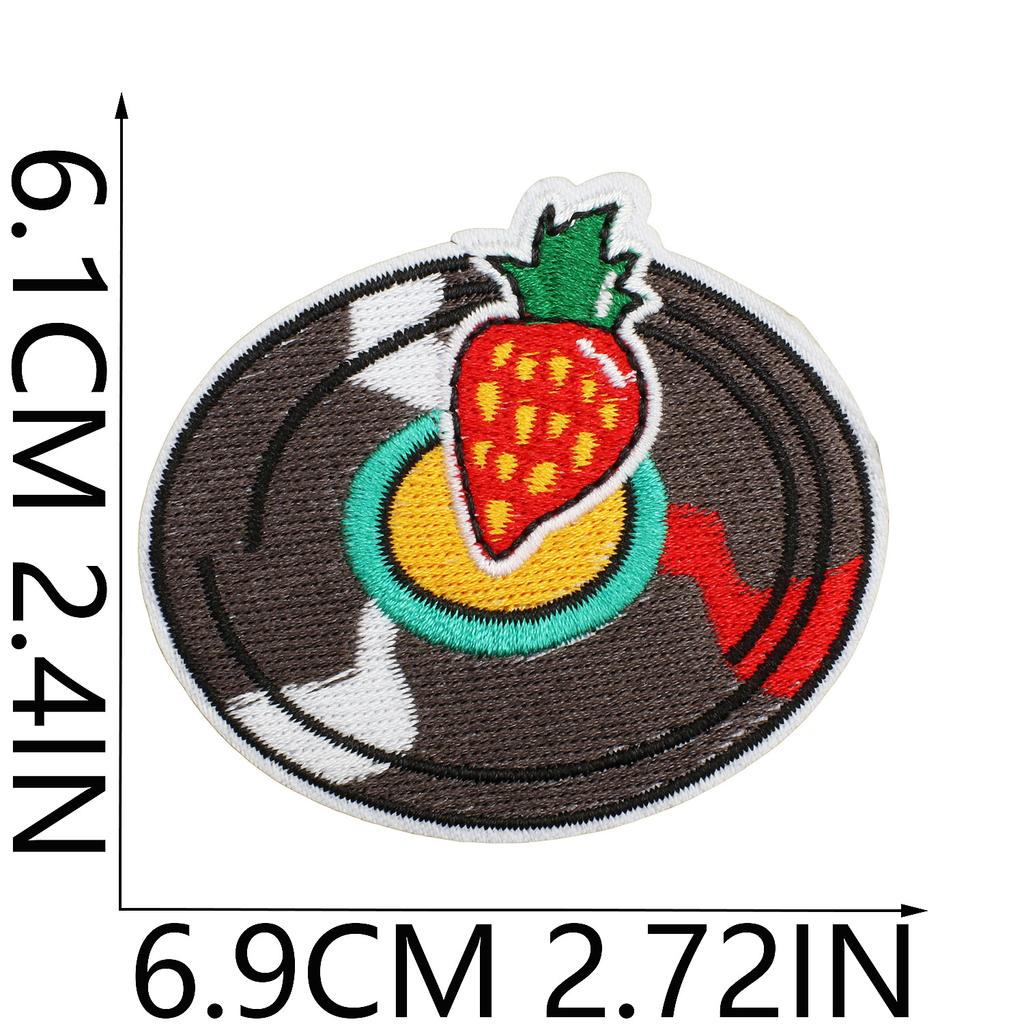 Taylor Cd Embroidery Cloth Sticker Singer Patch Sticker Music Butterfly Disc Computer Embroidery Chapter Bag Decoration Skirt Embroidery Label