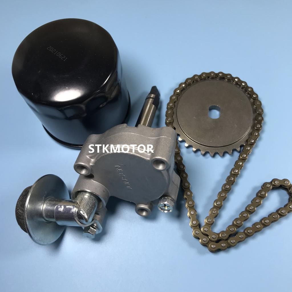 ATV Oil Pump Driven Sprocket Oil Filter and Pump Chain Repair Kits For HISUN 500 700 500CC 700CC Quad Parts