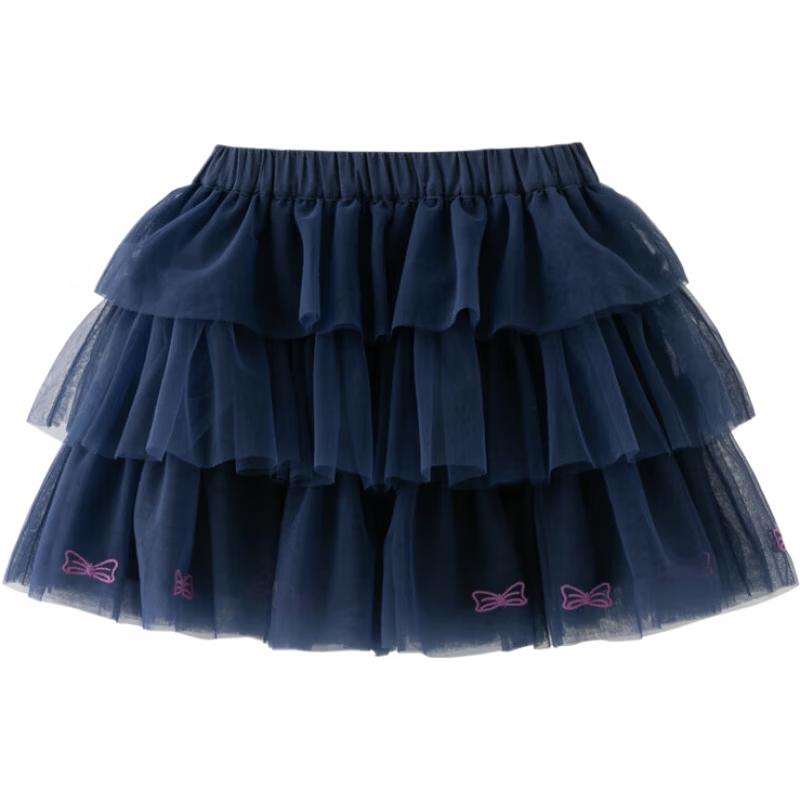 Плиссированная сетчатая юбка для девочек DAVE & BELLA 140cm
