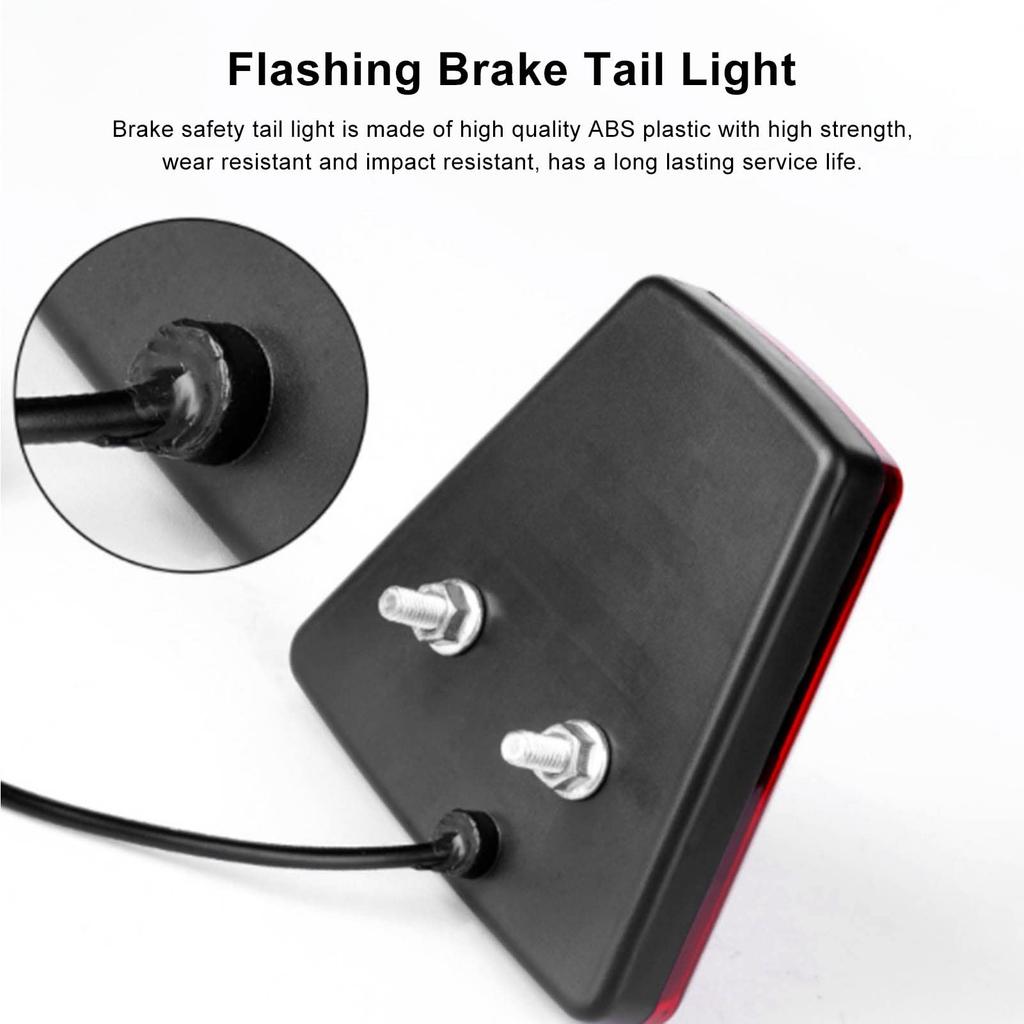 Light Flashing Strobe LED Tail Brake Lights Car LED Flashing Brake Lights Driving Warning F1 Style 10W1.5A Universal Modification