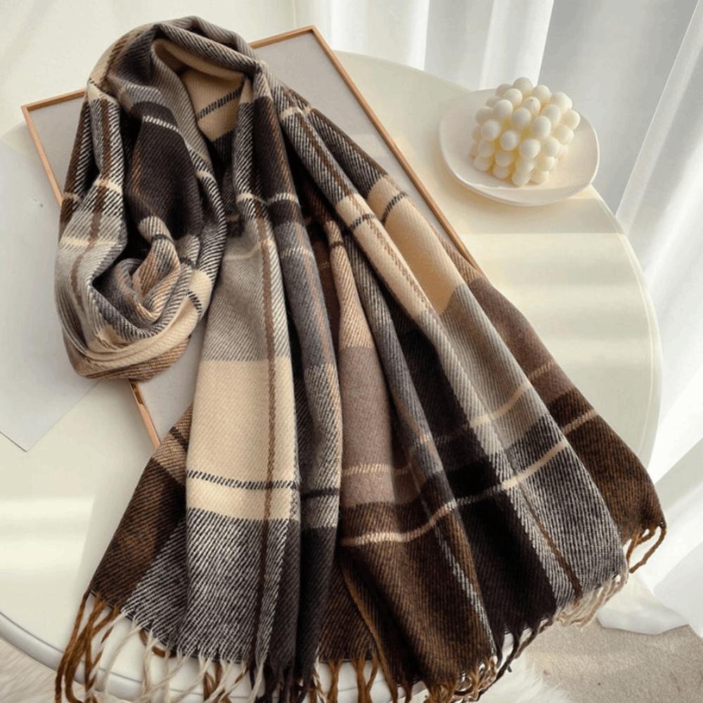 Winter Unisex Student Tassel Warm Scarf Korean Style Scarves Men Scarf Blanket Women Cashmere Shawl