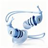 Swimming Earplugs with Cord Waterproof Swim Soft Silicone Flanged Earplug for