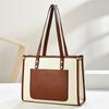 Large Space Tote Bag Trendy Fashion Simple Shoulder Bag High Sense Texture Underarm Bag