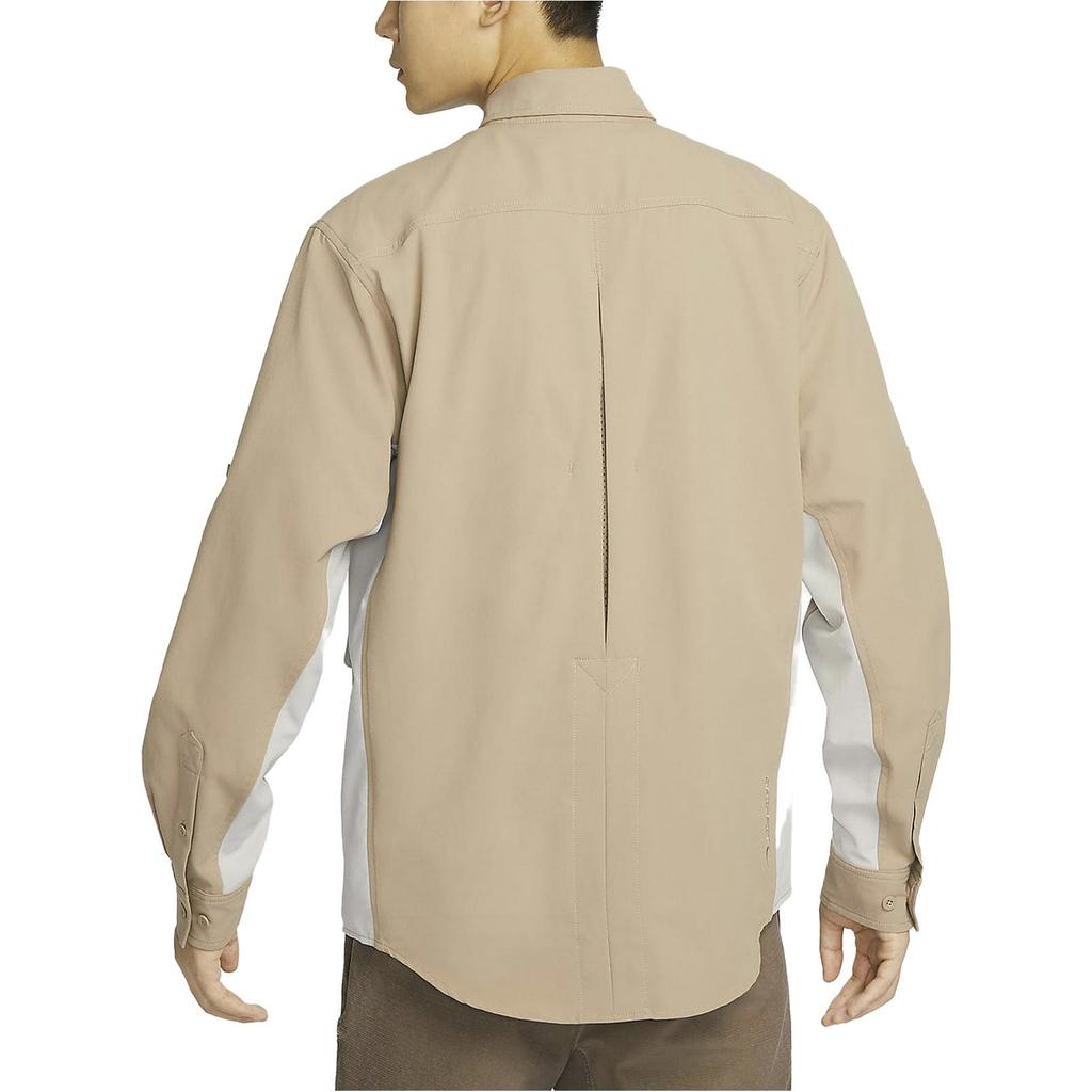 Nike Dri-Fit UV Devastation Trail Multi-Pocket Quick-Dry Sun Protection Shirt Men Tops Khaki DN3937-248