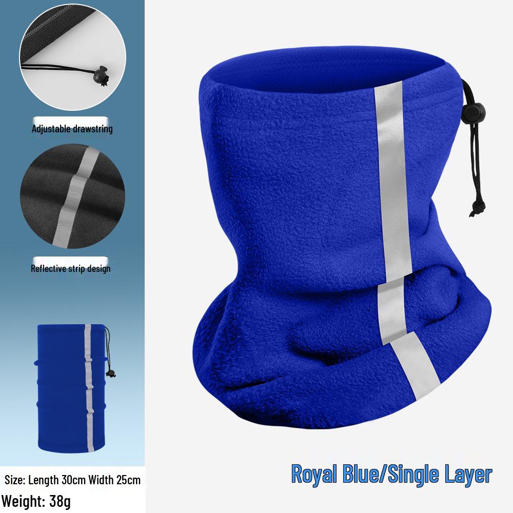 Adjustable Multifunctional Neck Warmer: Windproof Skiing & Cycling Gaiter for Autumn & Winter