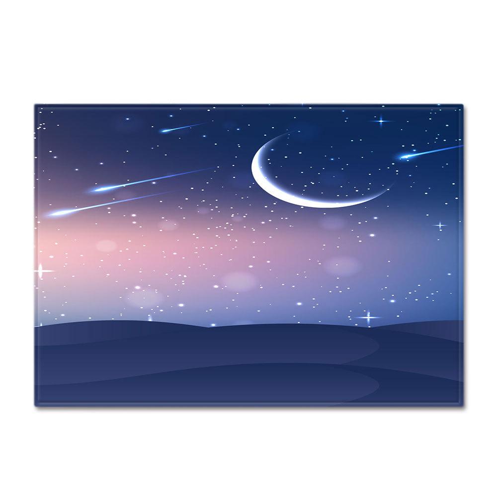 Gradual Change Large Carpet Feather Wind Bedroom Floor Mat