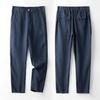 Herren Slim Fit Koreanischer Stil Leinen Sommer Anzug - Lässiges Zweiteiliges Set mit Lockerer Jacke und Sonnenschutz