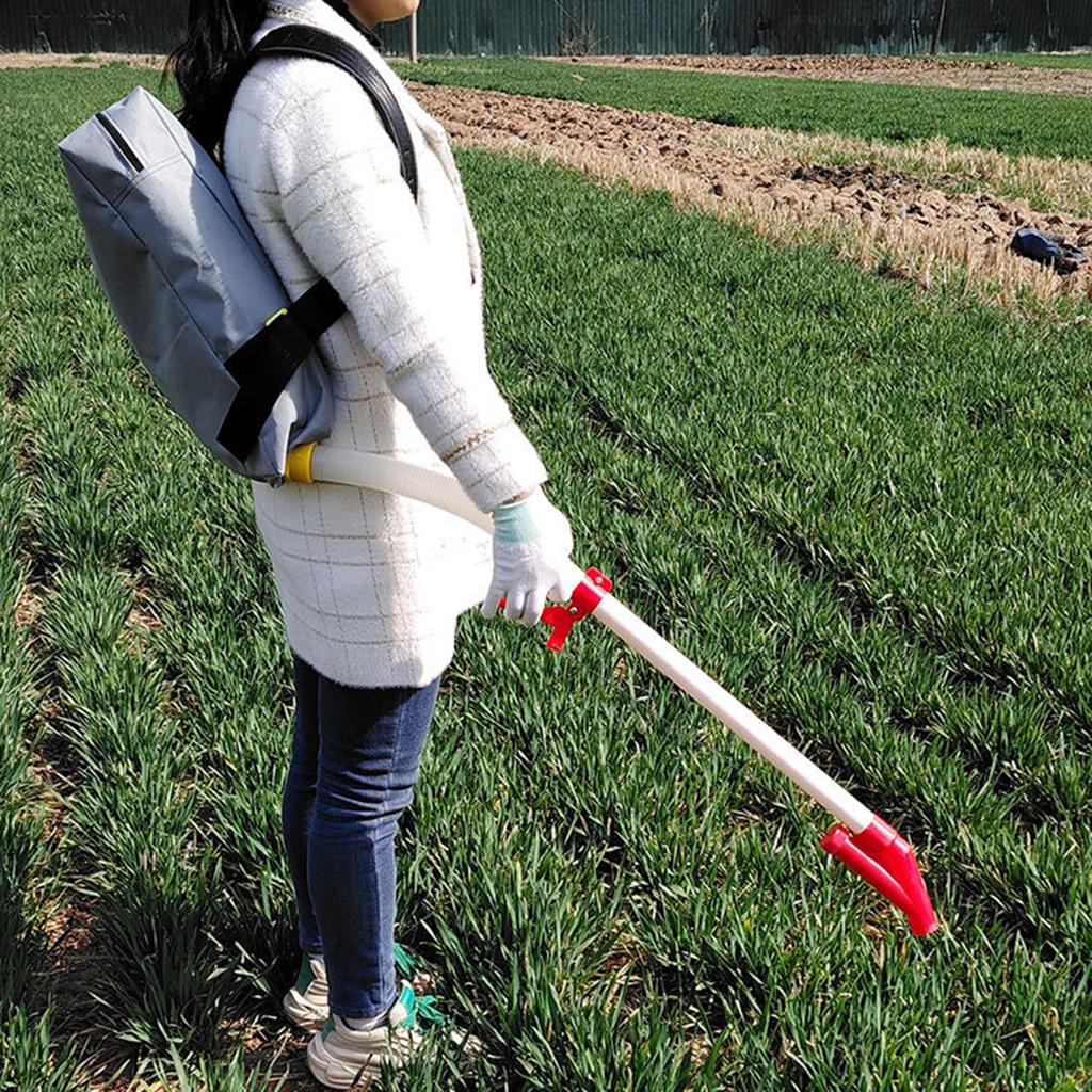 Fertilizer Spreader Durable Handheld Large Capacity Multifunctional Agricultural Manure Applicator for Corn Lawn Garden Turf