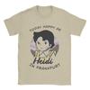 Leisure Heidi In Frankfurt T-Shirt Men Round Collar 100% Cotton T Shirt Short Sleeve Tees Printed Clothes