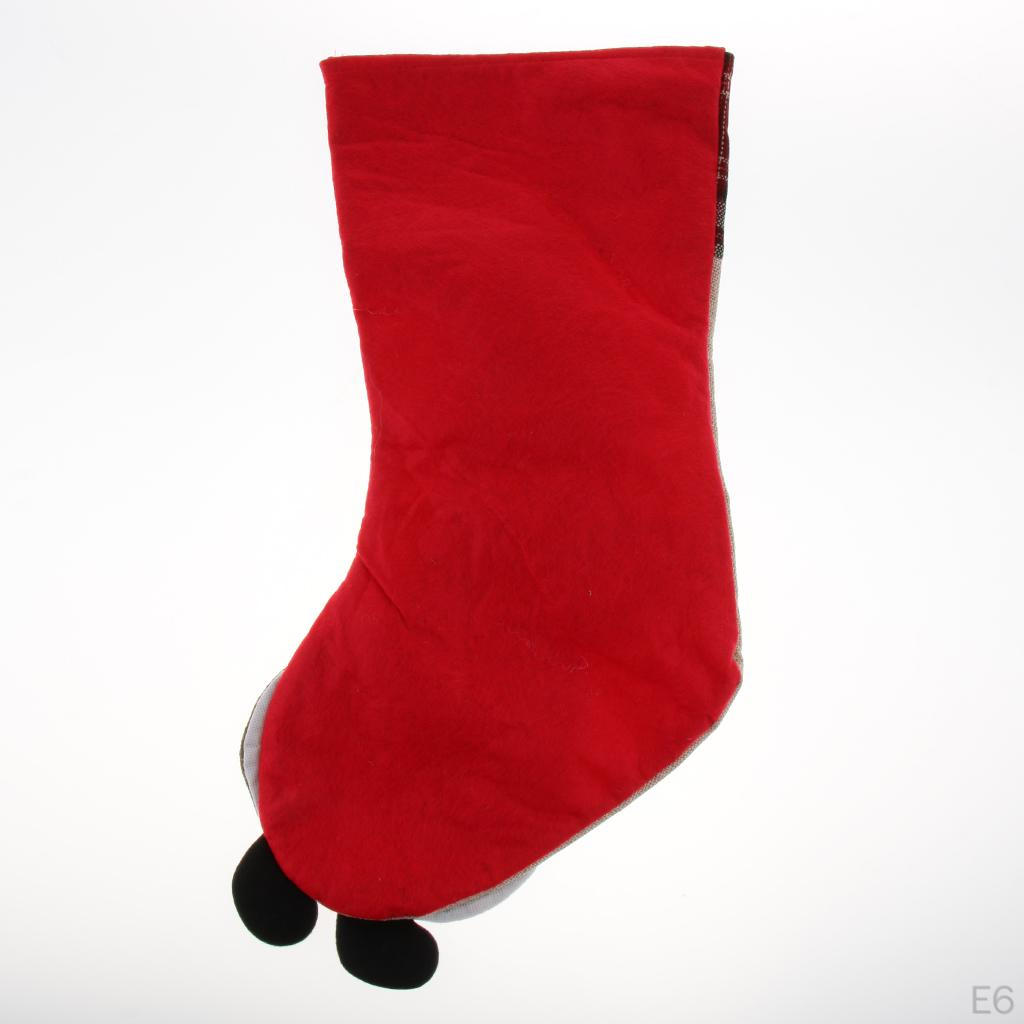 Christmas Decoration Stocking, Non-woven Fabric, Santa, Elk, Snowman