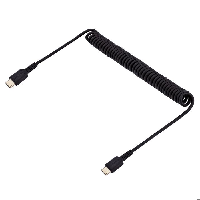 Câble de Charge USB-C - StarTech - 1m - Enroulé - Usage Intensif - Fibre Aramide