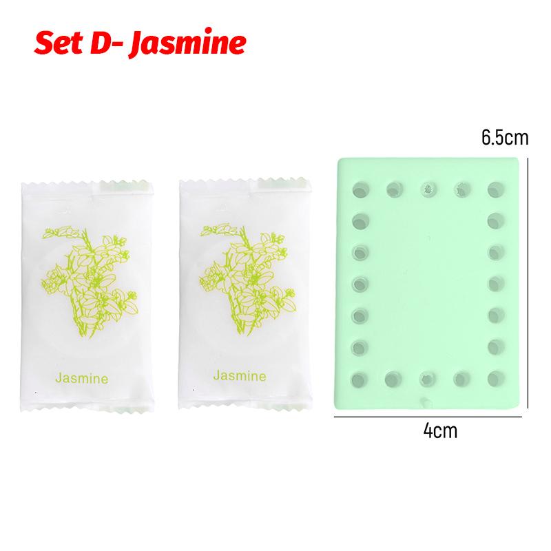 

30/1x Solid Air Fresheners Long-Lasting Aromatherapy Fragrance Tablets Incense Deodorizer for Home Bathroom Wardrobe Toilet Car 1 Set