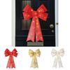 Large Illuminated Christmas Bow Decorative Wall Hanging Led Accent For Holiday Cheer
