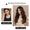 New Ladies Wig T-Part Lace Wigs Black and Brown Big Waves Mid-point Lace Wig Full Headgear Beauty Decoration