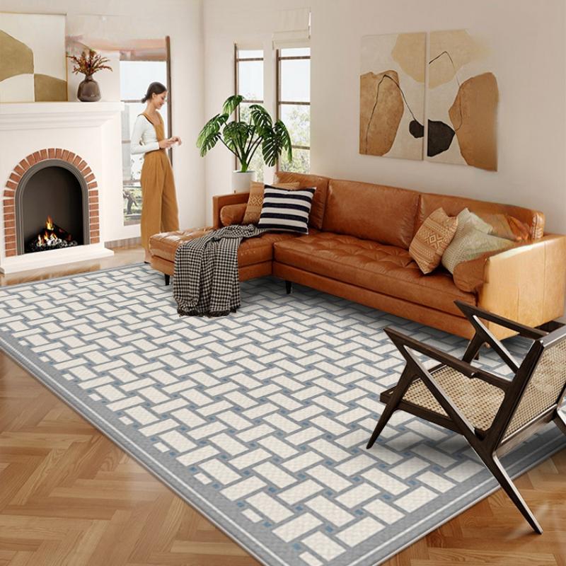 Modern Style Living Room Decoration Waterproof Carpet Large Area Rugs for Bedroom Washable Cloakroom Soft Floor Mat Non-slip Rug