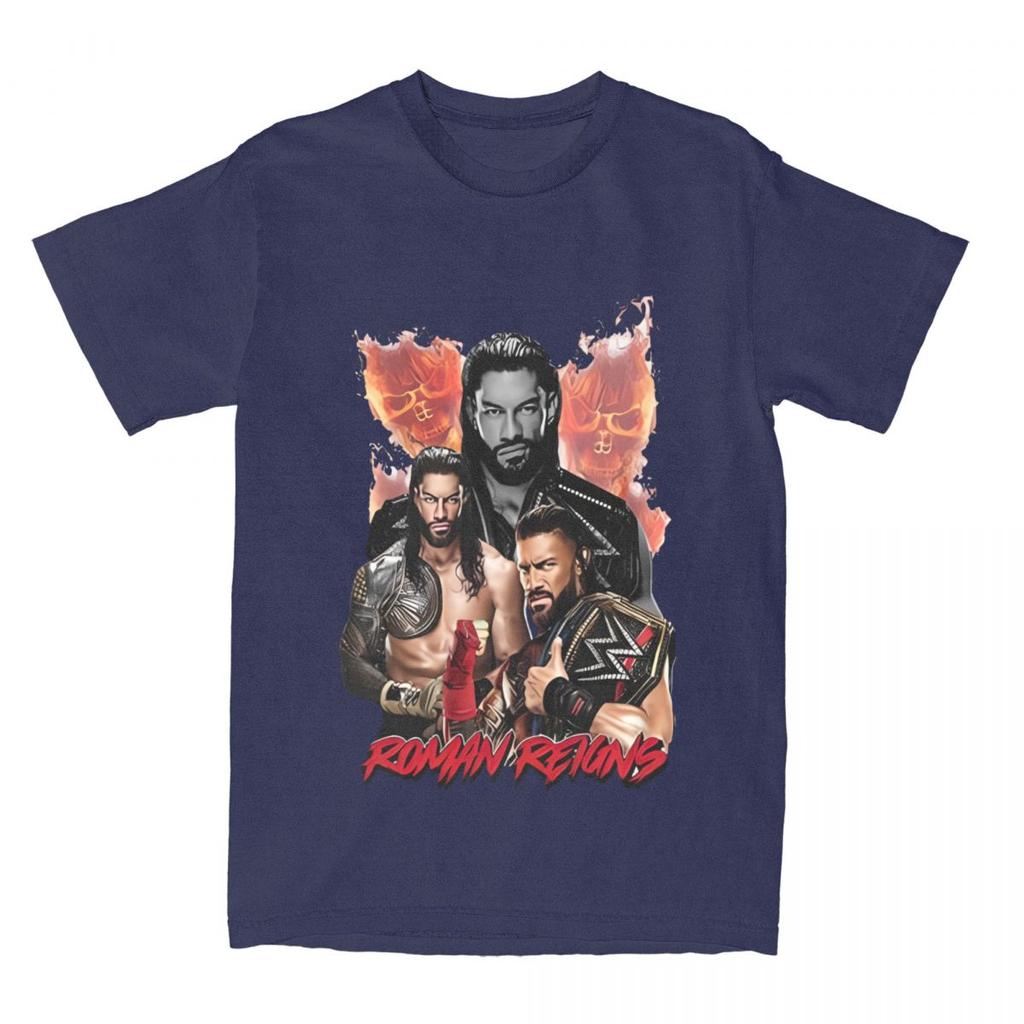 Wrestler Roman Reigns Wrestling Merch T-Shirt for Men Women Funny Pure Cotton Printed Clothes