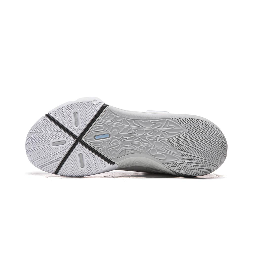 Li Ning WOW12 Amortiguación Antideslizante Resistente a la Abrasión Transpirable Rebote Agarre Caña Baja Zapatillas de Baloncesto para Hombre ABAV085-11